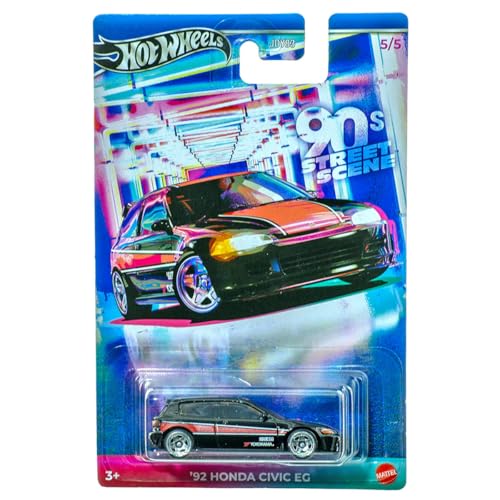 Hot Wheels 92 Honda Civic EG 1:64 Maßstab, Sport-Modellauto für Kinder (unisex) Hot Wheels 92 Honda Civic EG 1:64 Maßstab, Sport-Modellauto für Kinder (unisex) von Hot Wheels