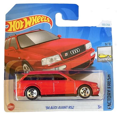 Hot Wheels - ´94 Audi Avant RS2 - Factory Fresh 9/10 - HTC54 - Short Card - rot - Mattel 2024 - 1:64 Hot Wheels - ´94 Audi Avant RS2 - Factory Fresh 9/10 - HTC54 - Short Card - rot - Mattel 2024 - 1:64 von Hot Wheels