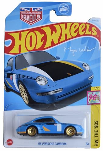 Hot Wheels '96 Porsche Carrera, HW Die 90er 1/10 [Blau] 174/250 von Hot Wheels