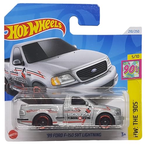 Hot Wheels - ´99 Ford F-150 SVT Lightning - HW: The ´90s 5/10 - HTB07 - Short Card - Plumbing & Heating - Truck - Mattel 2024-1:64 von Hot Wheels