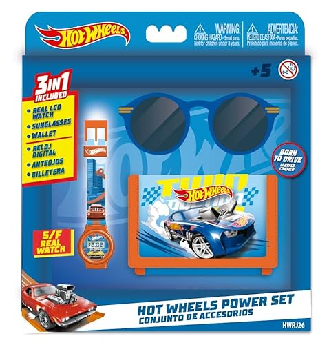Hot Wheels Adventure Gear Spielzeug-Geschenkset: LCD-Uhr, Sonnenbrille und Geldbörse – Rennen Sie in Stil mit actiongeladenem Zubehör! Hot Wheels Adventure Gear Spielzeug-Geschenkset: LCD-Uhr, Sonnenbrille und Geldbörse – Rennen Sie in Stil mit actiongeladenem Zubehör! von Hot Wheels