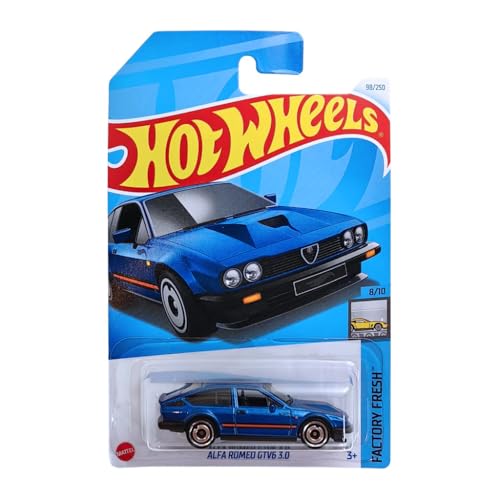 Hot Wheels - Alfa Romeo GTV6 3.0 - Factory Fresh 8/10 - HTF13 - Short Card - blau metallic - Mattel 2024 – 1:64 von Hot Wheels