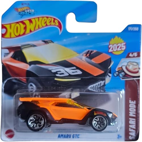 Hot Wheels - Amaru GTC - Safari Mode 4/5 - HYW36 - Short Card - Netflix Let´s Race - Mattel 2025-1:64 Hot Wheels - Amaru GTC - Safari Mode 4/5 - HYW36 - Short Card - Netflix Let´s Race - Mattel 2025-1:64 von Hot Wheels