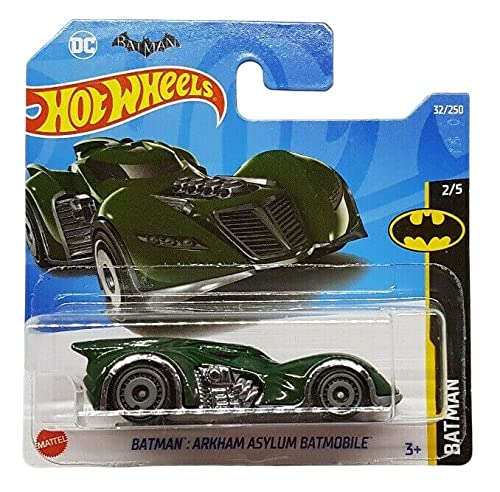 Hot Wheels - Arkham Asylum Batmobile - Batman 2/5 - HCV63 - Short Card - DC - Mattel 2022 von Hot Wheels