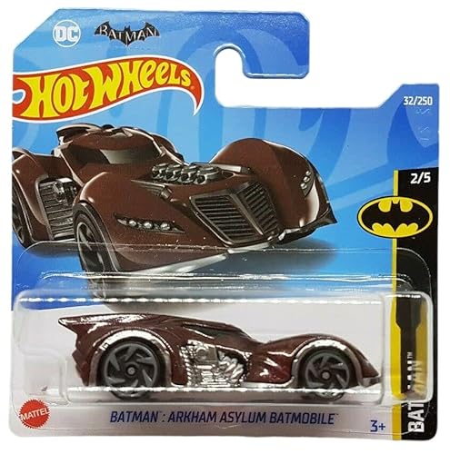 Hot Wheels - Arkham Asylum Batmobile - Batman 2/5 - HCW59 - Short Card - DC Comics - Mattel 2022 von Hot Wheels