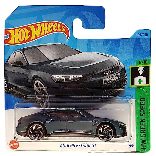 Hot Wheels - Audi RS E-Tron GT - HW Green Speed 6/10 - HKH58 - Short Card - grau - Mattel 2023 von Hot Wheels