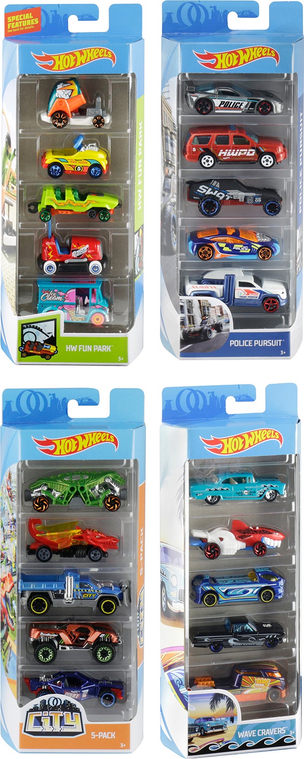 Hot Wheels Autos 5er-Pack Gemischte Auswahl Hot Wheels Autos 5er-Pack Gemischte Auswahl von Hot Wheels