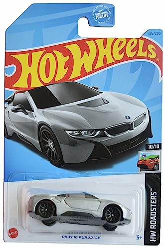 Hot Wheels BMW i8 Roadster, HW Roadsters 10/10 [Silber] 156/250 von Hot Wheels