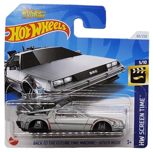 Hot Wheels - Back to The Future Time Machine - Hover Mode - HW Screen Time 5/10 - HTB33 - Short Card - DMC - Delorean - Mattel 2024 von Hot Wheels