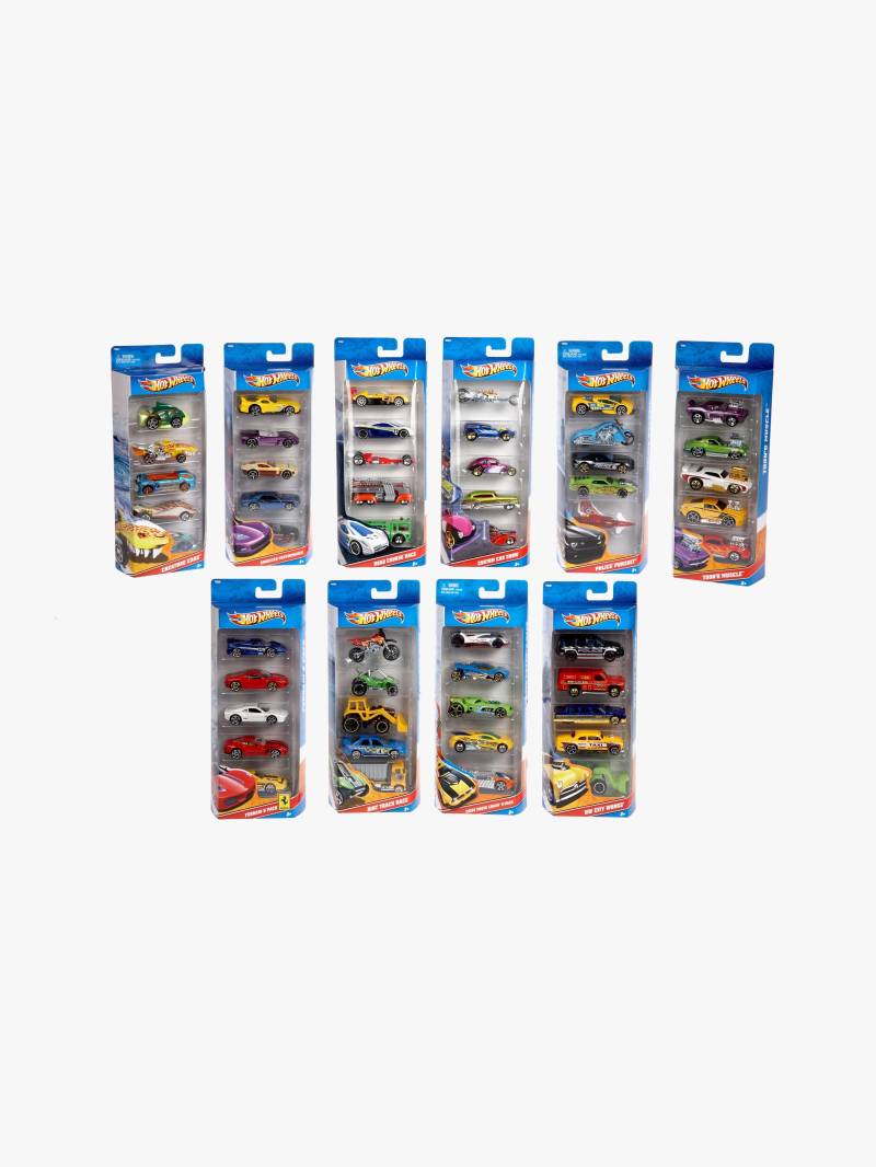 Hot Wheels Basic Autos 5er-Pack Gemischte Auswahl Hot Wheels Basic Autos 5er-Pack Gemischte Auswahl von Hot Wheels