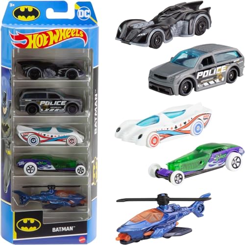 Hot Wheels Batman 5er Pack 2024-1:64 Maßstab von Hot Wheels