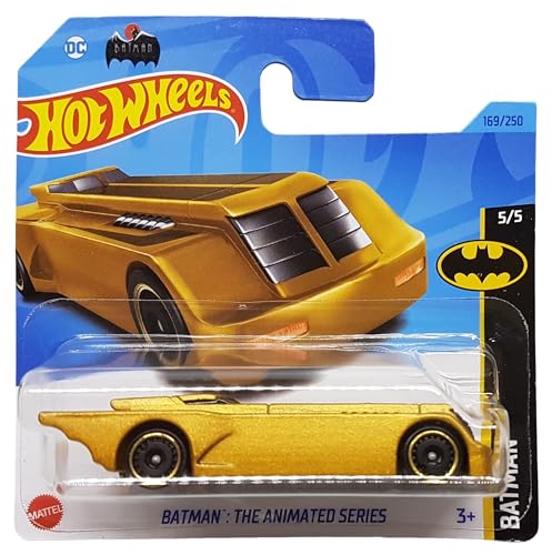 Hot Wheels - Batman: The Animated Series - Batman 5/5 - HKJ76 - Short Card - DC - Gold metallic - Mattel 2023 von Hot Wheels