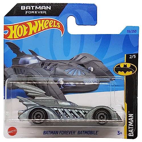 Hot Wheels - Batmobile - Batman Forever 2/5 - HKJ73 - Short Card - DC - grau - Mattel 2023 von Hot Wheels