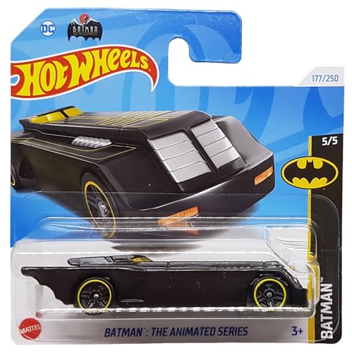 Hot Wheels - Batmobile - The Animated Series - Batman 5/5 - HTB23 - Short Card - DC - Mattel 2024 – 1:64 von Hot Wheels