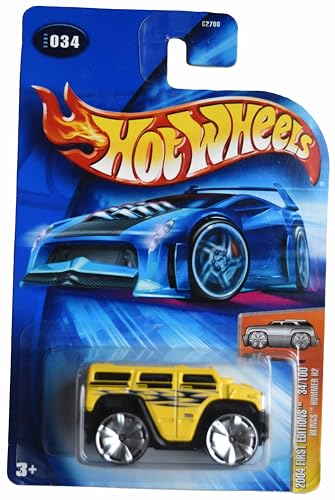 Hot Wheels Blings Hummer H2, 2004 First Editions 34/100 [Yellow] #34 von Hot Wheels