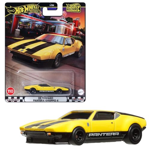 Hot Wheels De Tomaso Pantera Gruppo 4 No.110 HRT75 Boulevard Fahrzeug von Hot Wheels