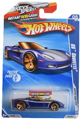 Hot Wheels C6 Corvette, schneller als je zuvor '10 5/10 [Blau] 133/240 Keys to Speed von Hot Wheels