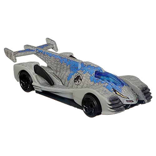 Hot Wheels Character Cars, Velociraptor, Blau, Spielzeugfahrzeug für Kinder ab 3 Jahren Hot Wheels Character Cars, Velociraptor, Blau, Spielzeugfahrzeug für Kinder ab 3 Jahren von Hot Wheels