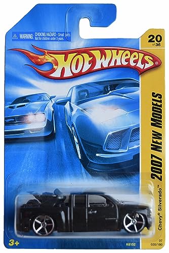 Hot Wheels Chevy Silverado, 2007 Neue Modelle 20/36 [Schwarz] 20/180 von Hot Wheels