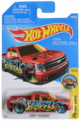 Hot Wheels Chevy Silverado HW Art Cars 10/10 [Rot] 200/250 von Hot Wheels