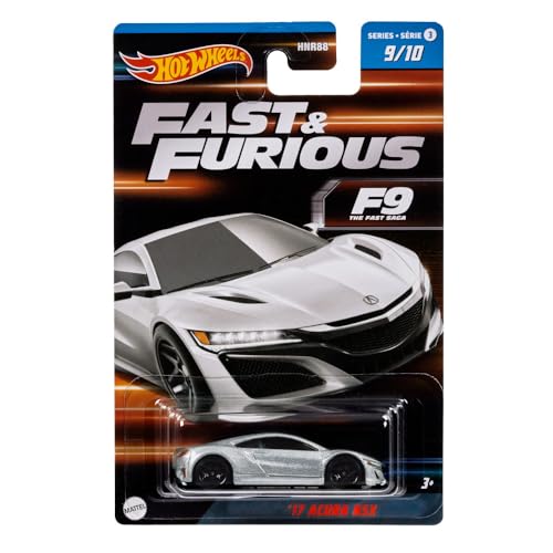 Hot Wheels Collector Schnelle und wütende Sammelfahrzeug 17 Acura NSX im Maßstab 1:64 für Kinder ab 3 Jahren von Hot Wheels