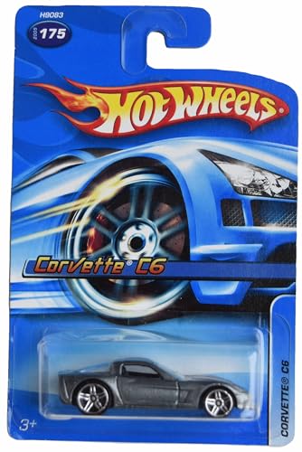 Hot Wheels Corvette C6, Grau #175 von Hot Wheels