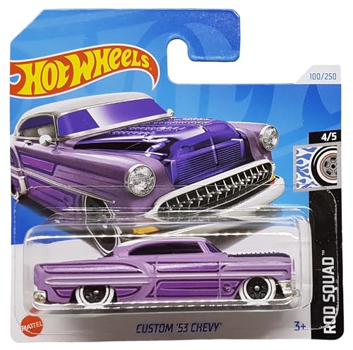 Hot Wheels - Custom ´53 Chevy - Rod Squad 4/5 - HTF18 - Short Card - Treasure Hunt - GM - Mattel 2024 - 1:64 Hot Wheels - Custom ´53 Chevy - Rod Squad 4/5 - HTF18 - Short Card - Treasure Hunt - GM - Mattel 2024 - 1:64 von Hot Wheels