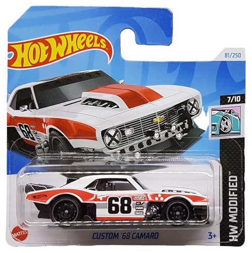 Hot Wheels - Custom ´68 Camaro - HW Modified 7/10 - HTD30 - Short Card - GM - Weiss rot - Mattel 2024 – 1:64 Hot Wheels - Custom ´68 Camaro - HW Modified 7/10 - HTD30 - Short Card - GM - Weiss rot - Mattel 2024 – 1:64 von Hot Wheels