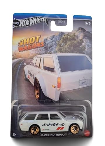 Hot Wheels Datsun Bluebird Wagon (510) (Weiß), Hot Wagons 3/5 von Hot Wheels