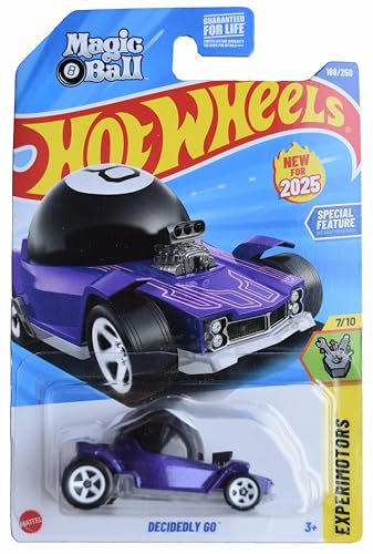 Hot Wheels Decidedly Go Experimotors 7/10 [Lila/Black Magic Ball] 188/250 von Hot Wheels