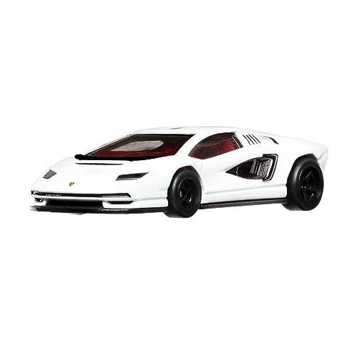 Hot Wheels Die Cast Modell Lamborghini Countach LPI 800-4 Spektakulär Maßstab 1:64 7cm Premium Real Riders von Hot Wheels