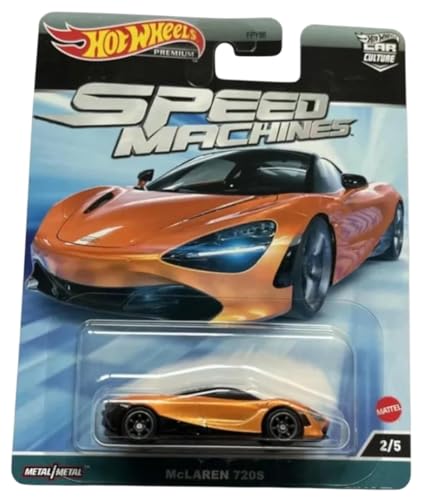 Hot Wheels Die Cast Modell McLAREN 720 S CAR CULTURE Speed Machines - Maßstab 1:64 7cm Premium HKC43 Hot Wheels Die Cast Modell McLAREN 720 S CAR CULTURE Speed Machines - Maßstab 1:64 7cm Premium HKC43 von Mattel
