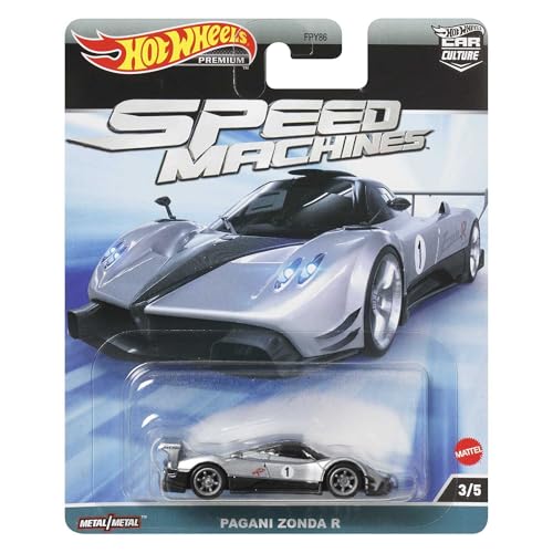 Hot Wheels Die Cast Modell PAGANI ZONDA R CAR CULTURE Speed Machines - Maßstab 1:64 7cm Premium HKC42 Hot Wheels Die Cast Modell PAGANI ZONDA R CAR CULTURE Speed Machines - Maßstab 1:64 7cm Premium HKC42 von Mattel