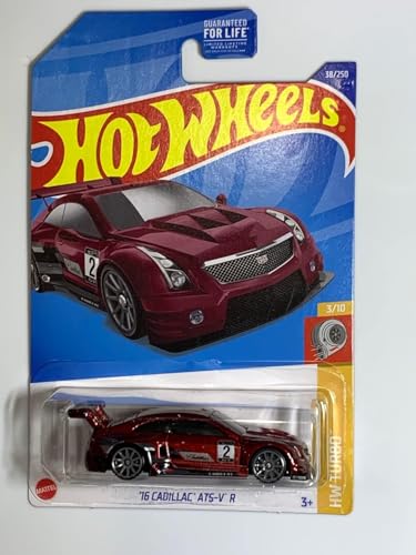 Hot Wheels DieCast 16 Cadillacs ATS-V R [Rot] - 38/250 HW Turbo 3/10 von Hot Wheels