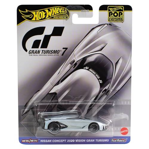 Hot Wheels DieCast Modellauto Nissan Concept 2020 Vision Gran Turismo – Maßstab 1/64, Länge 7 cm - HKC38 Hot Wheels DieCast Modellauto Nissan Concept 2020 Vision Gran Turismo – Maßstab 1/64, Länge 7 cm - HKC38 von Hot Wheels