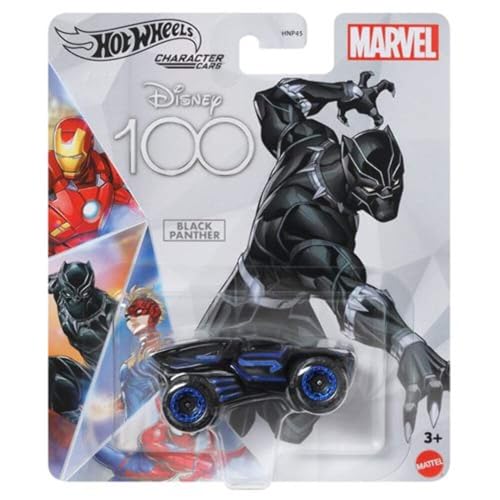 Hot Wheels Disney 100 Character Cars Black Panther, 1:64 Scale Collectible Toy Car from Marvel Hot Wheels Disney 100 Character Cars Black Panther, 1:64 Scale Collectible Toy Car from Marvel von Hot Wheels