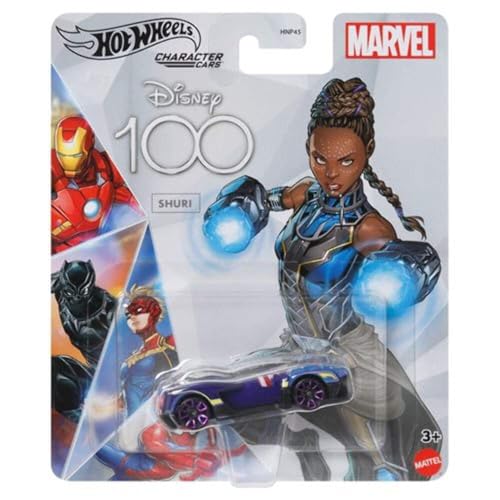 Hot Wheels Disney 100 Character Cars Shuri, 1:64 Scale Collectible Toy Car from Marvel Hot Wheels Disney 100 Character Cars Shuri, 1:64 Scale Collectible Toy Car from Marvel von Hot Wheels