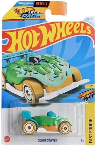 Hot Wheels Donut Drifter Fast Foodie Maßstab 1:64 Druckguss-Auto Hot Wheels Donut Drifter Fast Foodie Maßstab 1:64 Druckguss-Auto von Hot Wheels