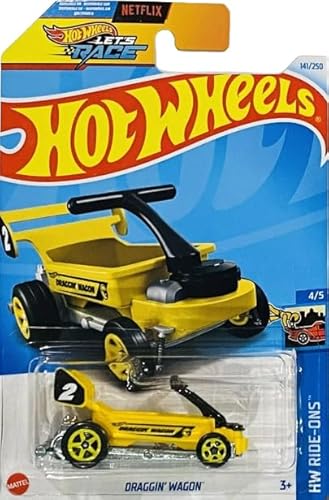 Hot Wheels Draggin' Wagon (Yellow Treasure Hunt), HW Ride-Ons 4/5 von Hot Wheels