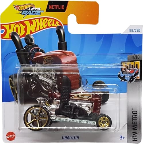 Hot Wheels - Dragtor - HW Metro 9/10 - HTF04 - Short Card - Netflix Let´s Race - Mattel 2024-1:64 von Hot Wheels