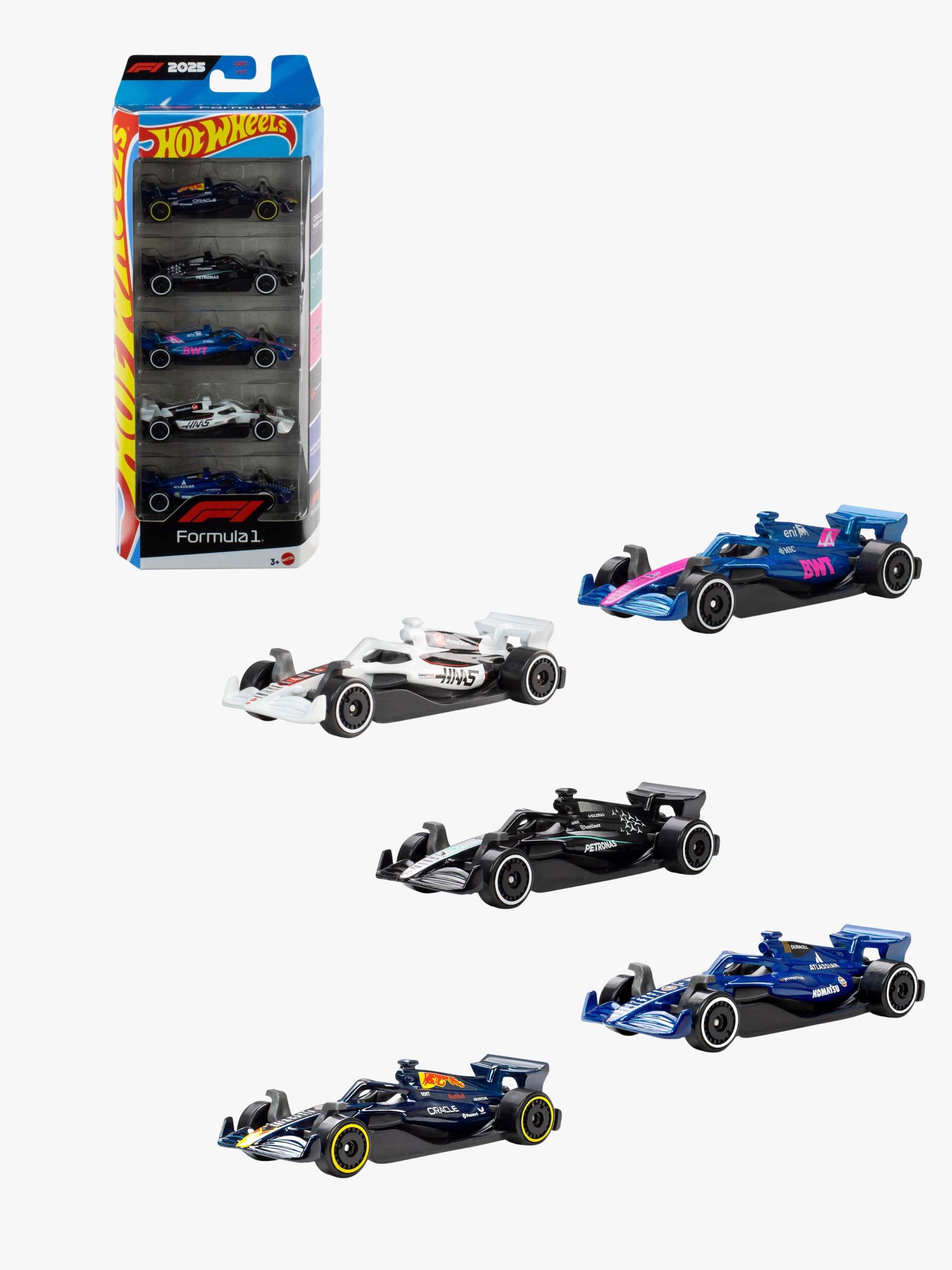 Hot Wheels F1 Autos Die-Cast 1:64 5er-Set Hot Wheels F1 Autos Die-Cast 1:64 5er-Set von Hot Wheels