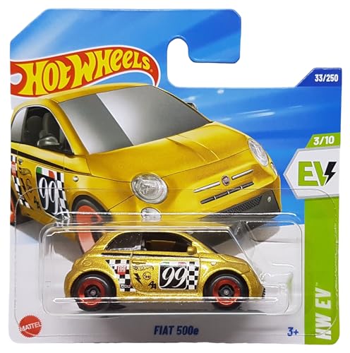 Hot Wheels - FIAT 500e - HW EV 3/10 - HYW85 - Short Card - Gold metallic - Mattel 2025-1:64 Hot Wheels - FIAT 500e - HW EV 3/10 - HYW85 - Short Card - Gold metallic - Mattel 2025-1:64 von Hot Wheels