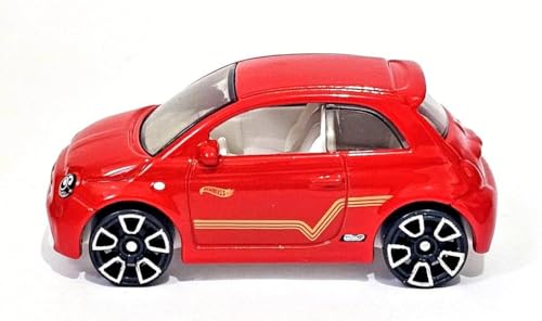 Hot Wheels - FIAT 500e - HW Green Speed 8/10 - HKK24 - Short Card - rot - Mattel 2023 von Hot Wheels