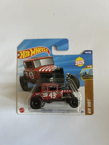 Hot Wheels Fahrzeug im Maßstab 1:64, zum Spielen oder Ausstellen, Auto-Kollektion, Geschenk für Kinder, Modell 2025, wählen Sie 1 Auto (HYW24, 140/250, Ford Model A Custom '31) von Hot Wheels