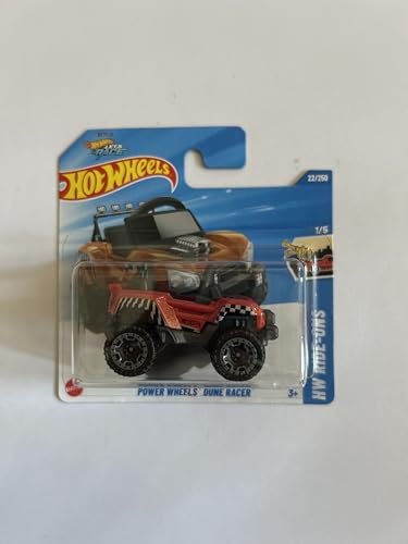 Hot Wheels Fahrzeug im Maßstab 1:64, zum Spielen oder Ausstellen, Auto-Kollektion, Geschenk für Kinder, Modell 2025, wählen Sie 1 Auto (HYX52, 22/250 Power Wheels Dune Racer) von Hot Wheels