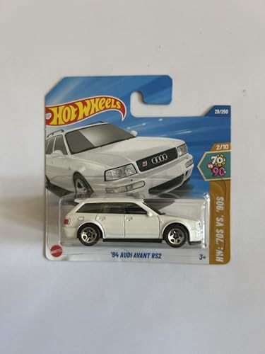 Hot Wheels Fahrzeug im Maßstab 1:64, zum Spielen oder Ausstellen, Auto-Kollektion, Geschenk für Kinder, Modell 2025, wählen Sie 1 Auto (HYX60, 29/250 '94 Audi Avant RS2) von Hot Wheels