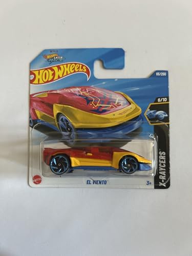 Hot Wheels Fahrzeug im Maßstab 1:64, zum Spielen oder Ausstellen, Auto-Kollektion, Geschenk für Kinder, Modell 2025, wählen Sie 1 Auto (HYY06, 65/250 El Viento) von Hot Wheels