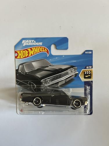 Hot Wheels Fahrzeug im Maßstab 1:64, zum Spielen oder Ausstellen, Auto-Kollektion, Geschenk für Kinder, Modell 2025, wählen Sie 1 Auto (HYY83, 147/250 Chevy El Weg) von Hot Wheels
