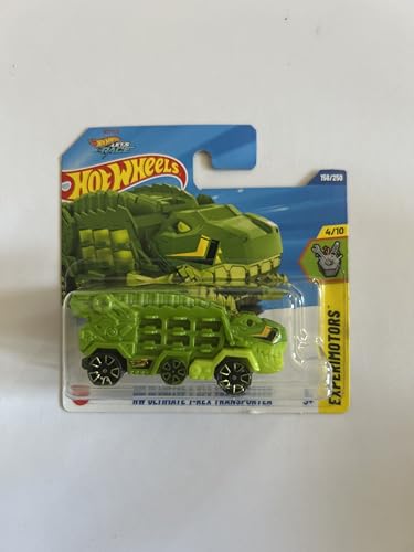 Hot Wheels Fahrzeug im Maßstab 1:64, zum Spielen oder Ausstellen, Auto-Kollektion, Geschenk für Kinder, Modell 2025, wählen Sie 1 Auto (HYY90, 156/250 HW Ultimate T-Rex Transporter) von Hot Wheels