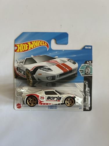 Hot Wheels Fahrzeug im Maßstab 1:64, zum Spielen oder Ausstellen, Auto-Kollektion, Geschenk für Kinder, Modell 2025, wählen Sie 1 Auto (HYY92, 159/250 Ford GT) von Hot Wheels
